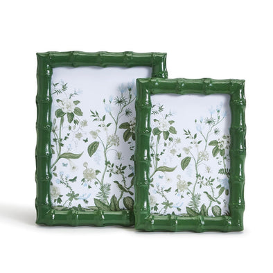 Green Faux Bamboo Frames- Assorted Sizes