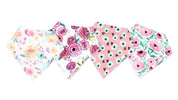Bandana Bib Set of 4- Bloom