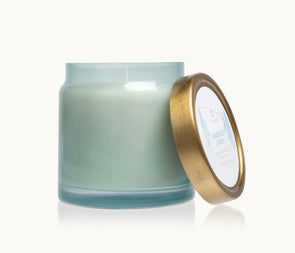Washed Linen Poured Statement Candle