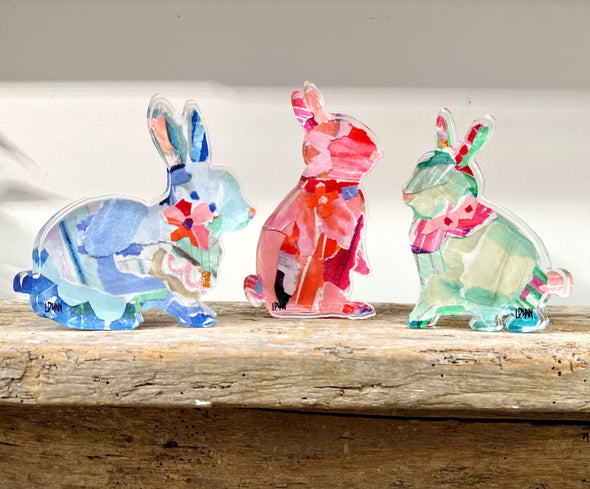Acrylic Bunnies- Assorted