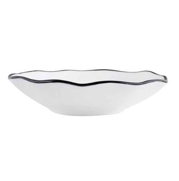 Small Ceramic Bowl- Black Rim