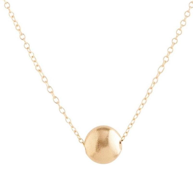 16" Honesty Small Gold Necklace Gold