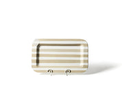 Neutral Stripe Mini Happy Everything Rectangle Platter STORE PICK UP ONLY