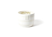 White Stripe Mini Happy Everything Bowl STORE PICK UP ONLY